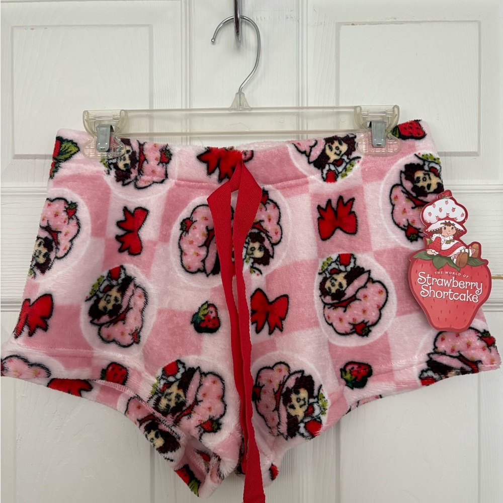 Strawberry Shortcake Pink Fleece Shorts